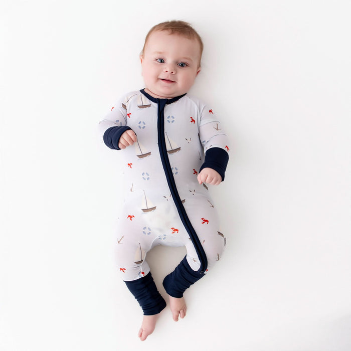 Sailboats Convertible Romper