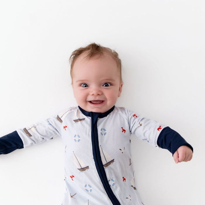Sailboats Convertible Romper