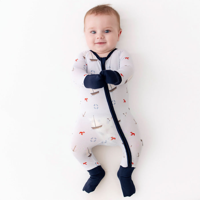 Sailboats Convertible Romper