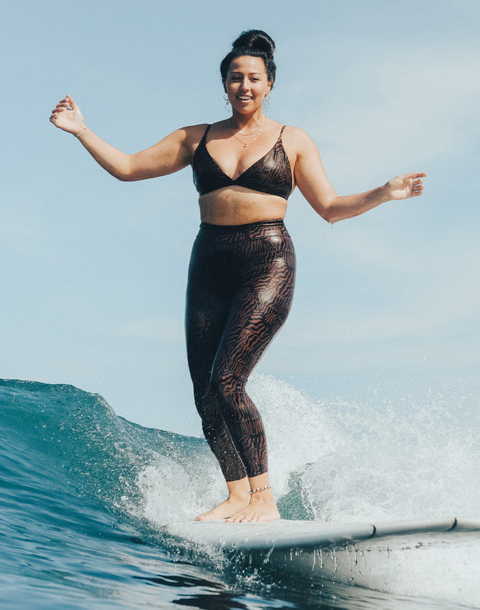 Saluda Compression Tight: Wave - FINAL SALE