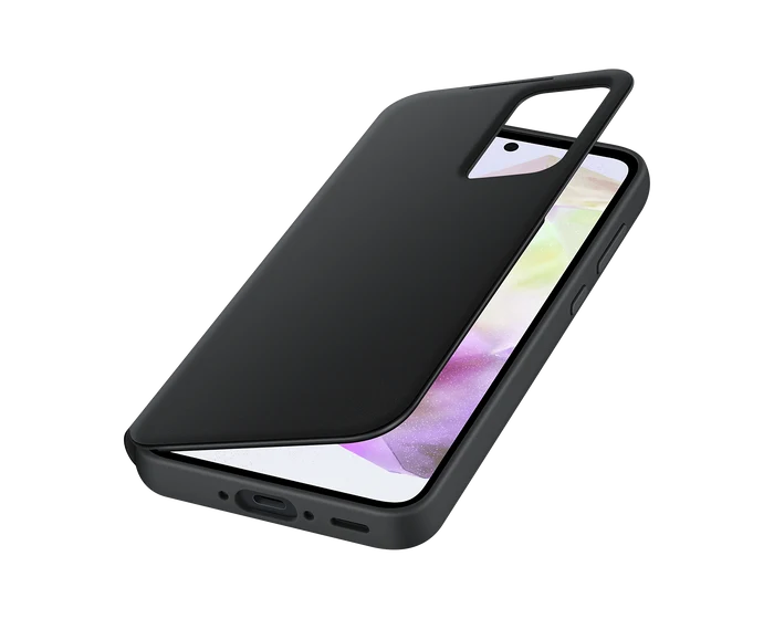 Samsung Smart View Wallet Cover - Samsung Galaxy A35 5G - Black