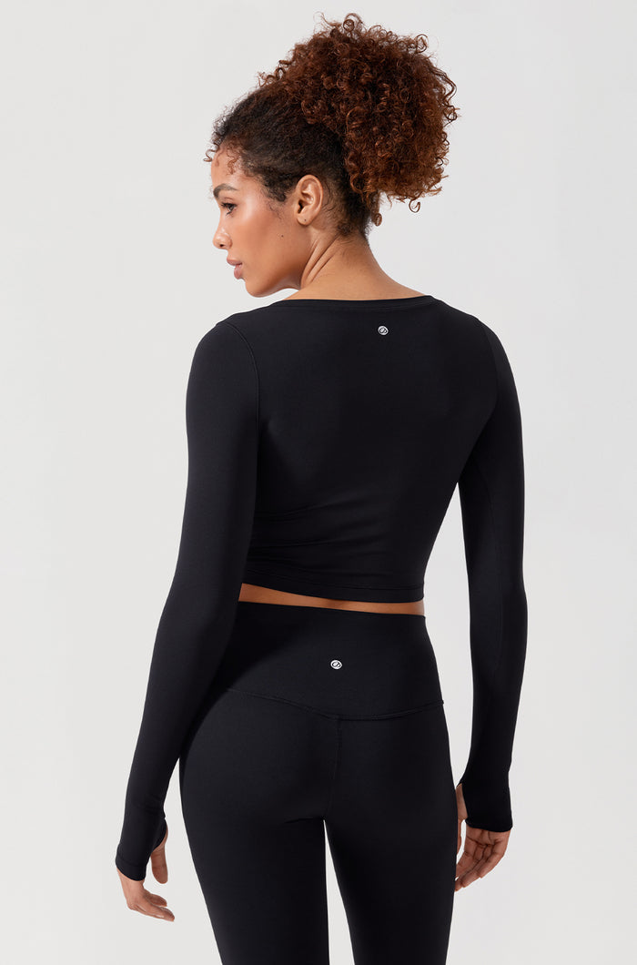 Scoop Neck Cropped Top