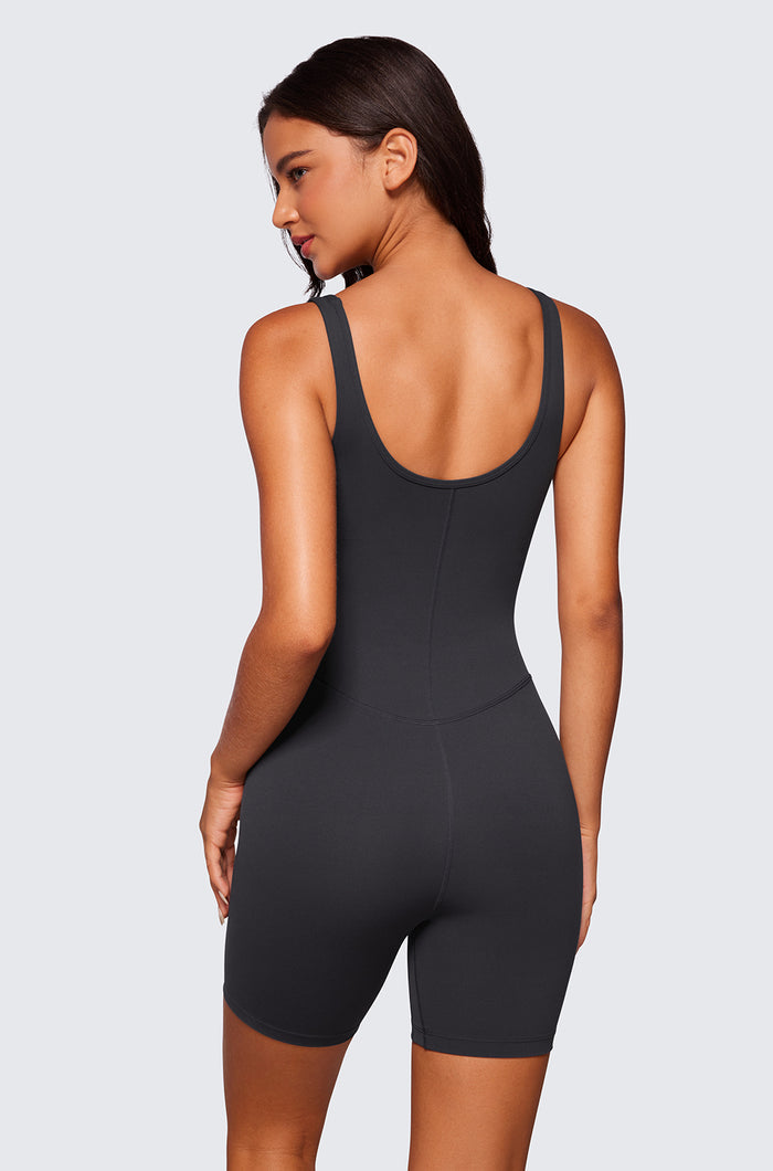 Scoop Neck Rompers 6''