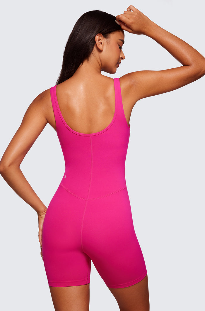 Scoop Neck Rompers 6''