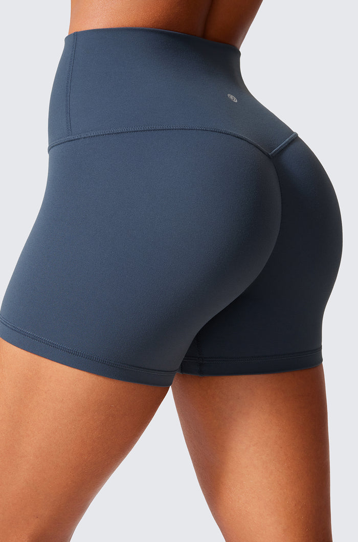 Scrunch Butt Shorts 4" - No Front Seam
