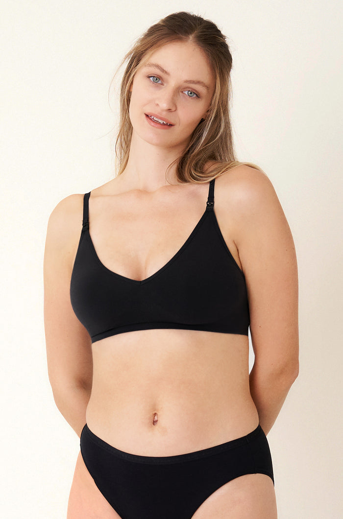 Seamless Soft Knit Nursing Bra
