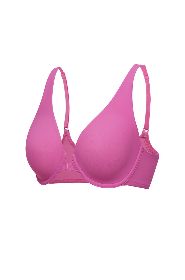 Women's Seamless U-back Front Closure Bra Powder Release