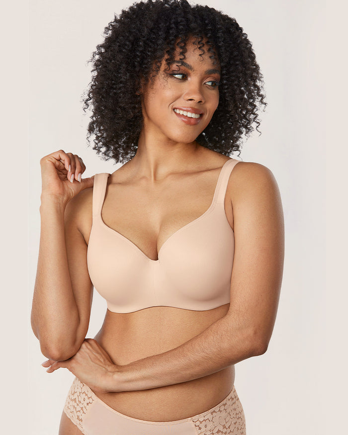 Women's Seamless Underwire Bra Beige
