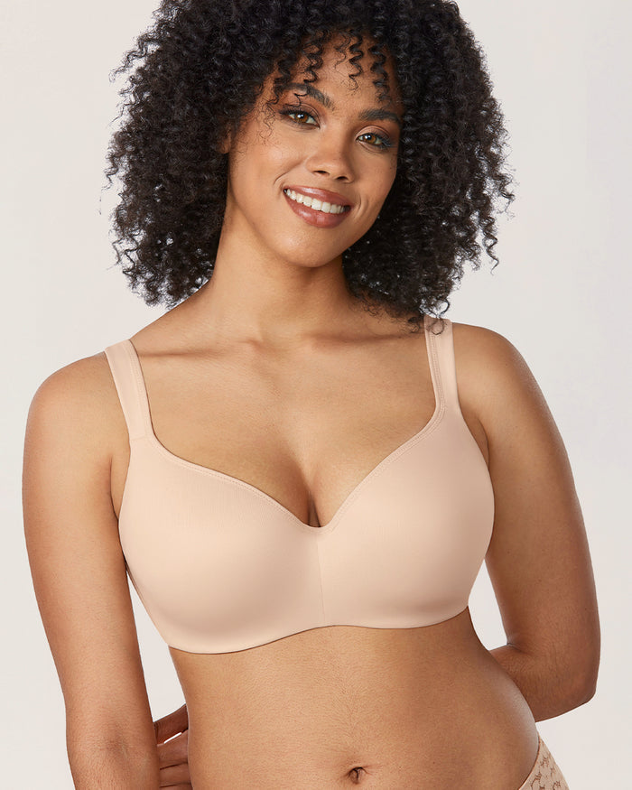 Women's Seamless Underwire Bra Beige