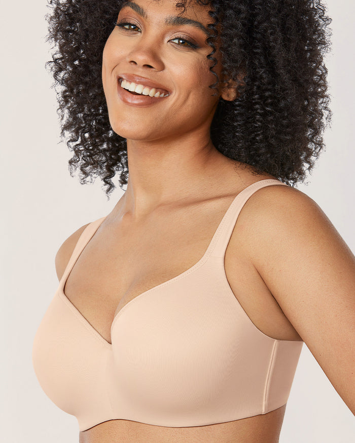 Women's Seamless Underwire Bra Beige