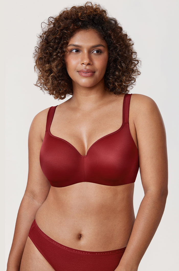 Women's Seamless Underwire Bra Red Revelry