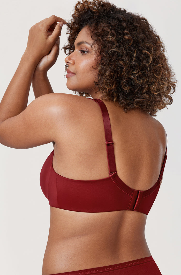 Women's Seamless Underwire Bra Red Revelry