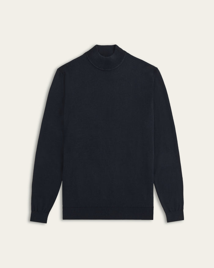 Seawool Mockneck Navy