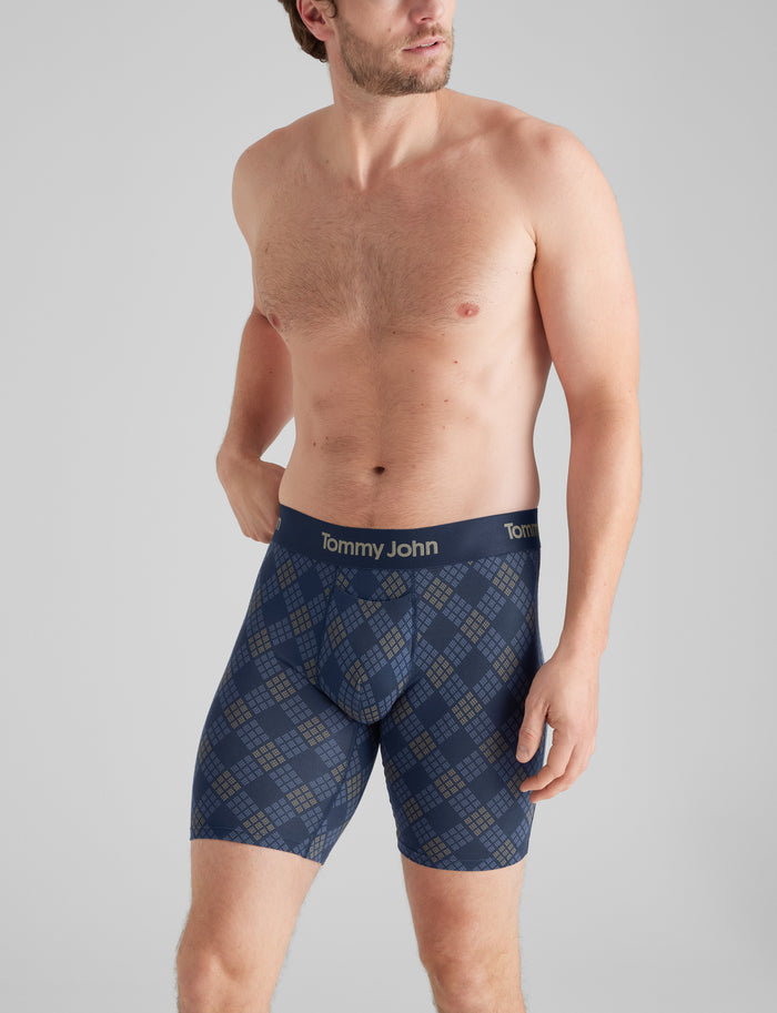 Dress Blues Diamond Plaid / S