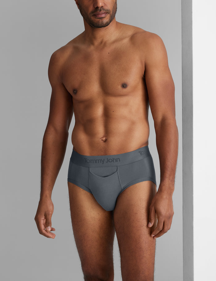 Second Skin Brief (3-Pack)::Black/Dress Blues/Turbulence
