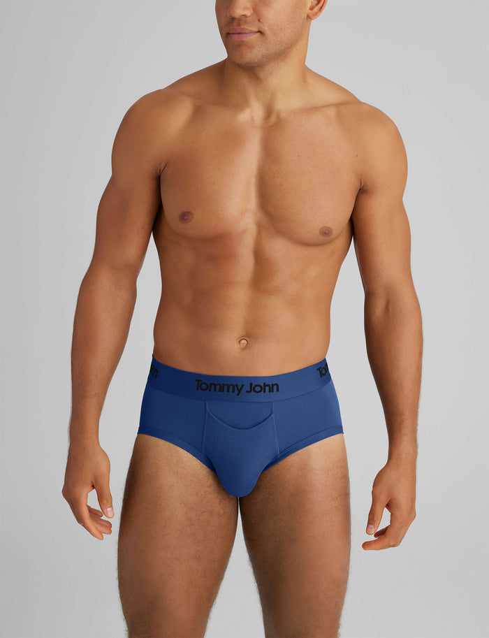 Second Skin Brief (6-Pack)::Blue/Turbulence/Black/Blue/Quartz/Della Robbia