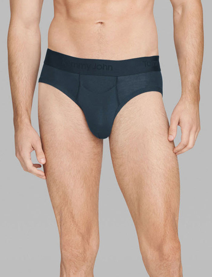 Second Skin Brief (6-Pack)::Blue/Turbulence/Black/Blue/Quartz/Della Robbia