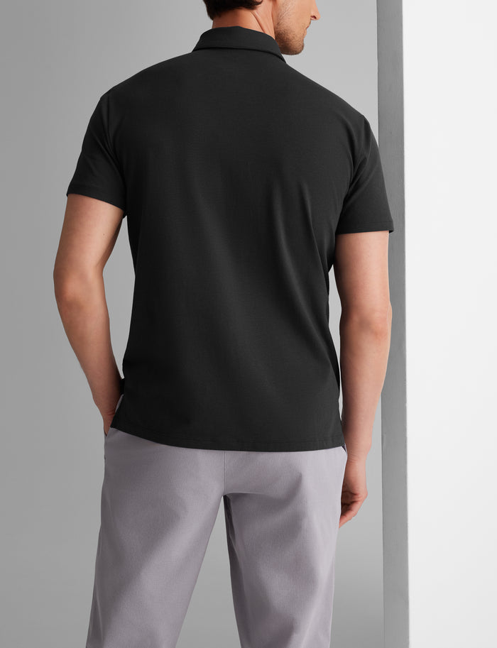Second Skin Comfort Polo (3-Pack)::Black/Dress Blues/Grey