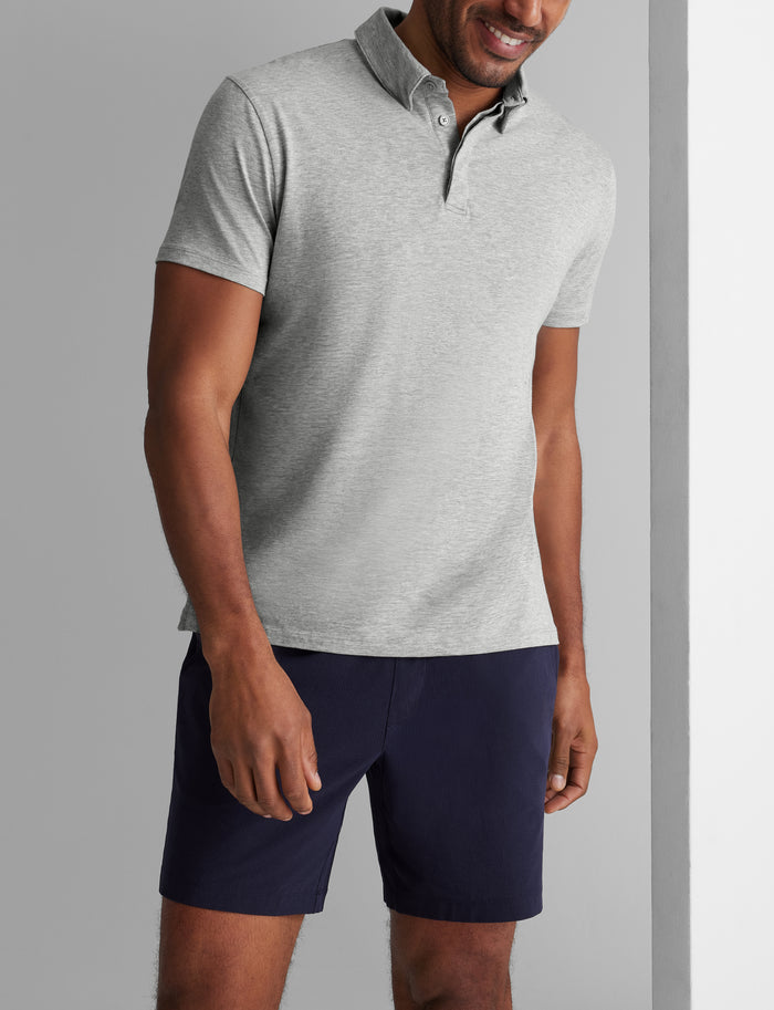 Second Skin Comfort Polo (3-Pack)::Black/Dress Blues/Grey