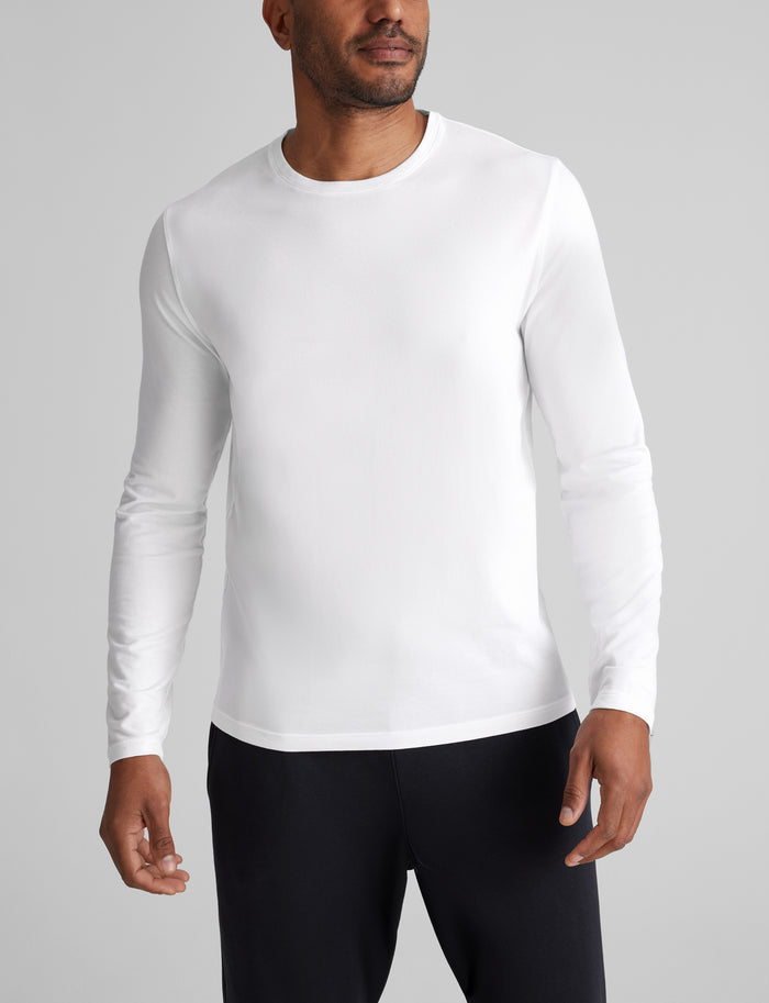 Second Skin Long Sleeve Tee (3-Pack)::White