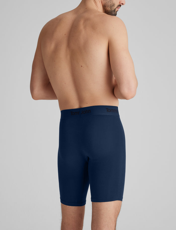 Second Skin Luxe Rib Boxer Brief 8" (6-Pack)