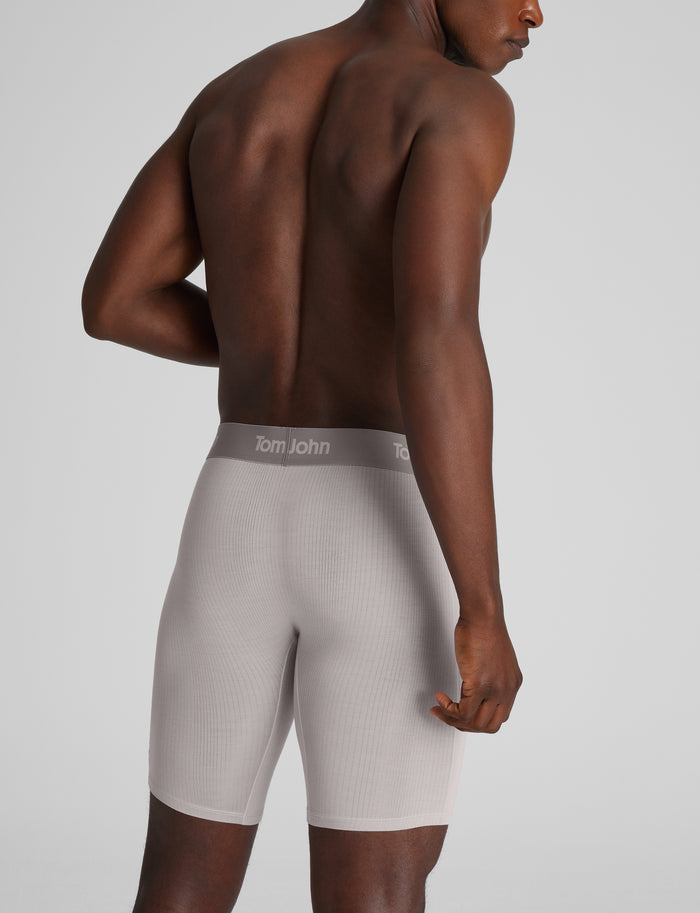 Second Skin Luxe Rib Boxer Brief 8" (6-Pack)