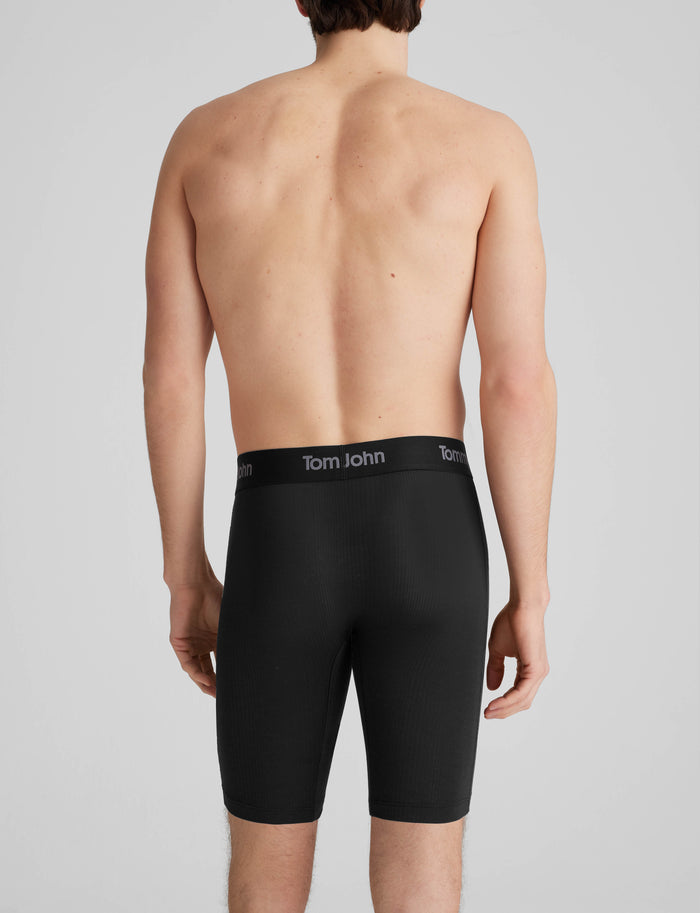 Second Skin Luxe Rib Boxer Brief 8" (6-Pack)