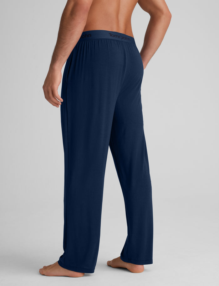 Second Skin Luxe Rib Sleep Pant::Dress Blues Luxe