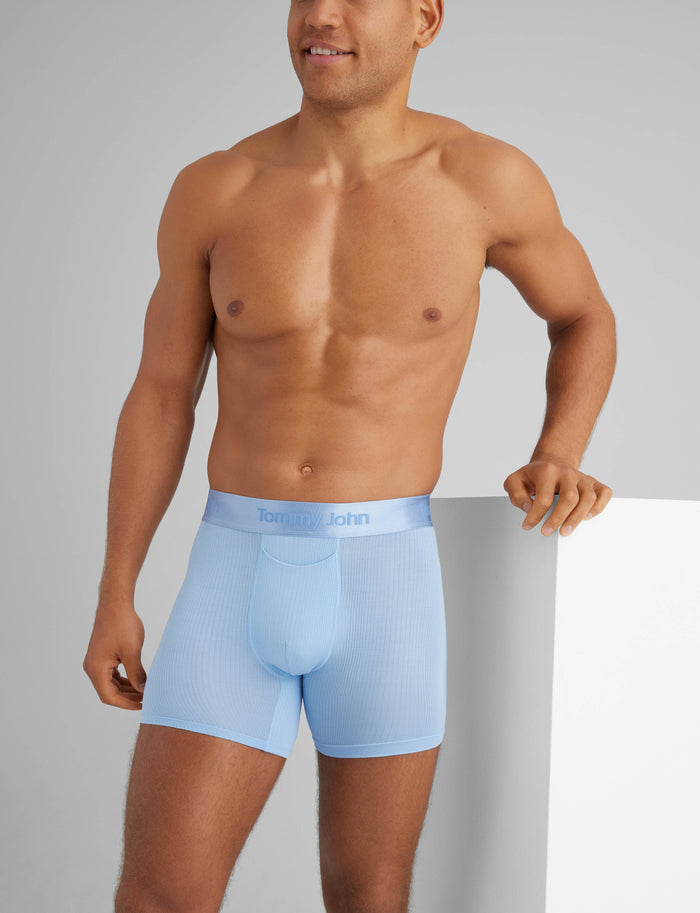 Second Skin Luxe Rib Trunk 4"::Della Robbia Blue Luxe