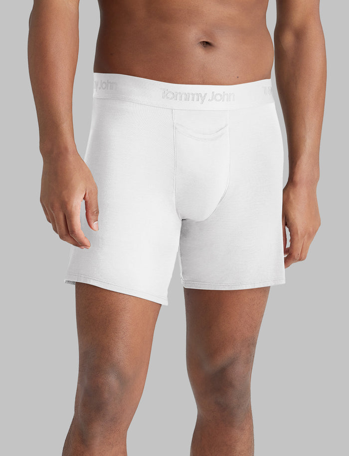 Second Skin Relaxed Fit Boxer 6"::White