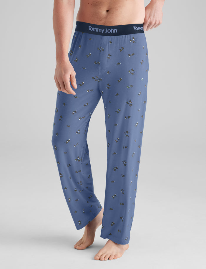 Second Skin Sleep Pant::Colony Blue Flying South