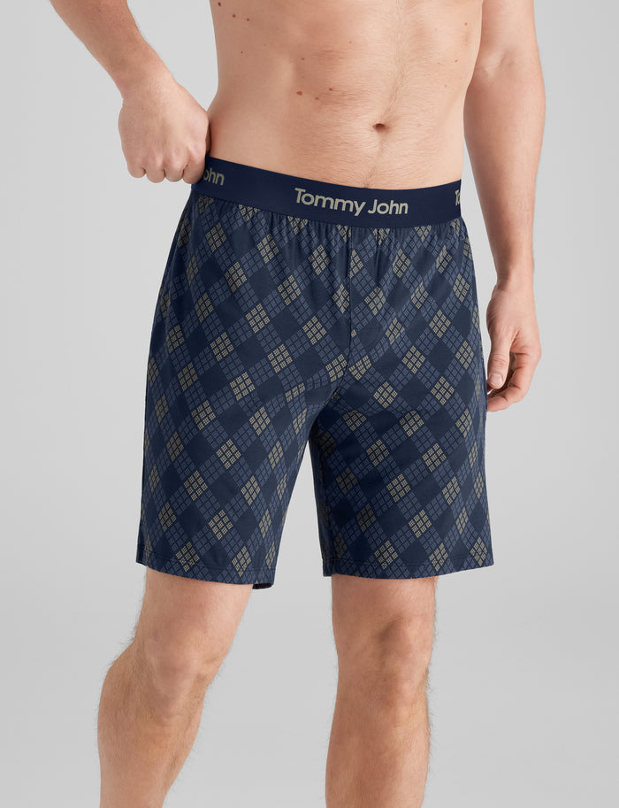 Dress Blues Diamond Plaid / S