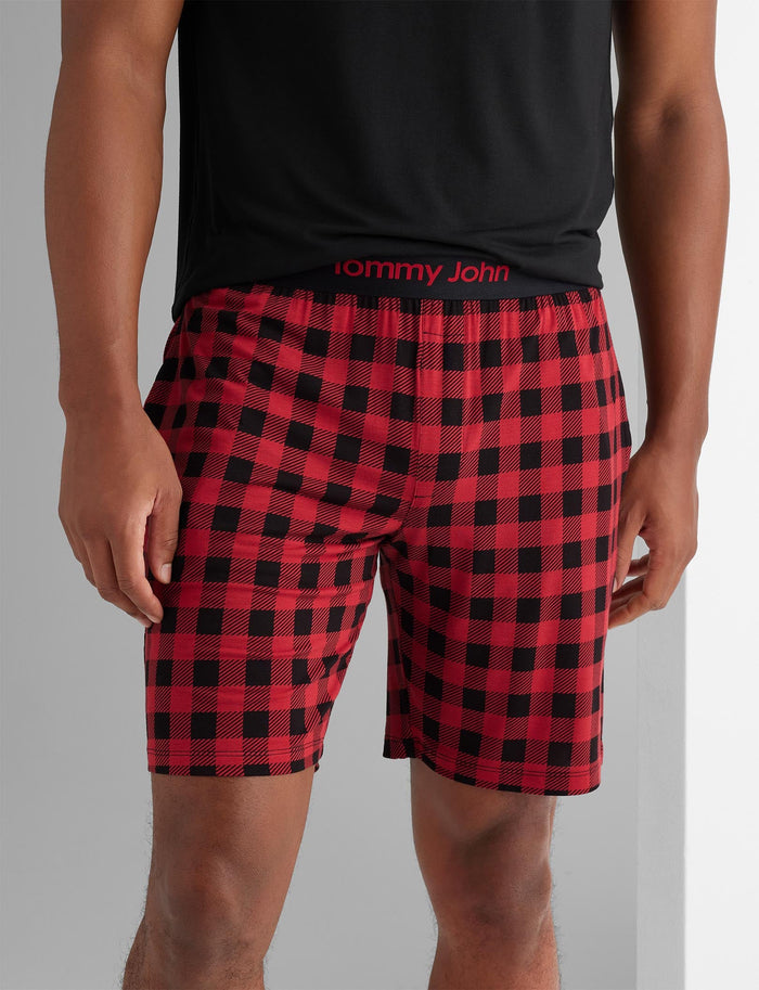 Red Holiday Plaid / S