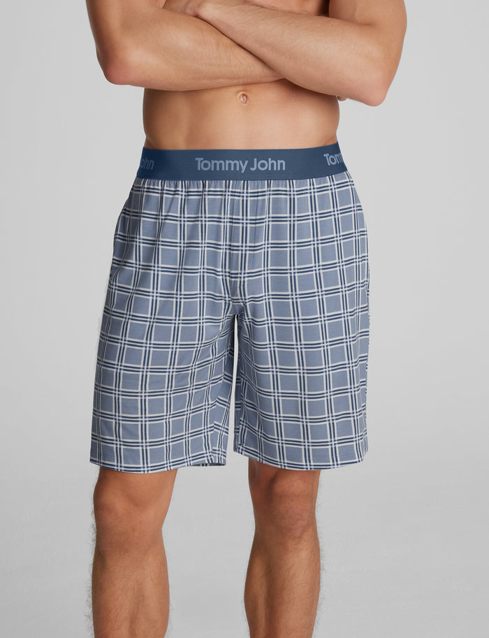 Second Skin Sleep Short::Rain Washed Sam Plaid