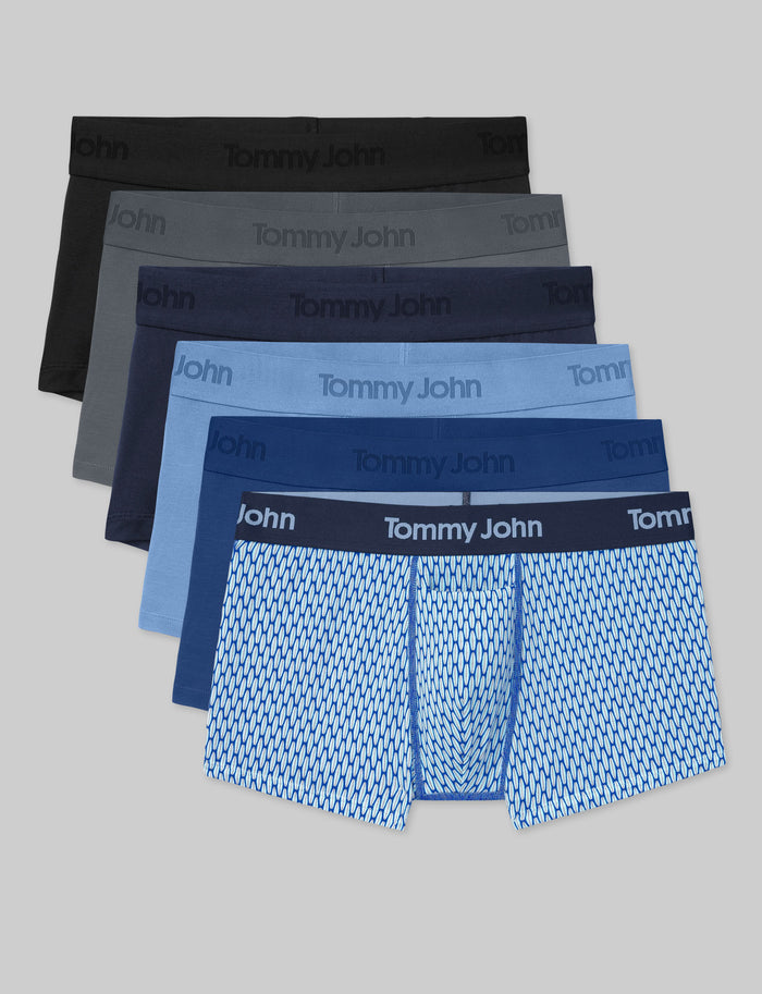 Second Skin Square Cut 2" (6-Pack)::Black/Turbulence/Dress Blues/Della Robbia Blue/Blue Quartz/Surfboards