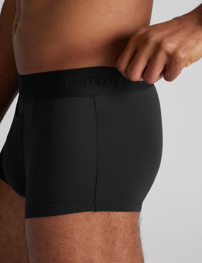 Second Skin Square Cut 2" (6-Pack)::Black