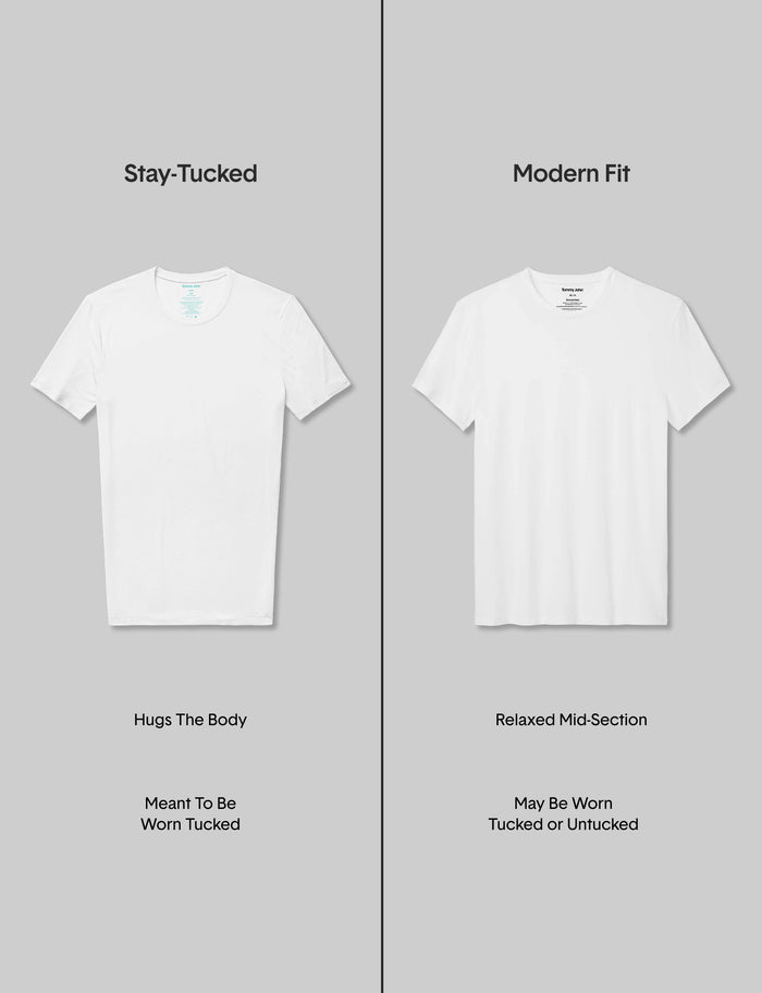 Second Skin Tank Stay-Tucked Undershirt::White