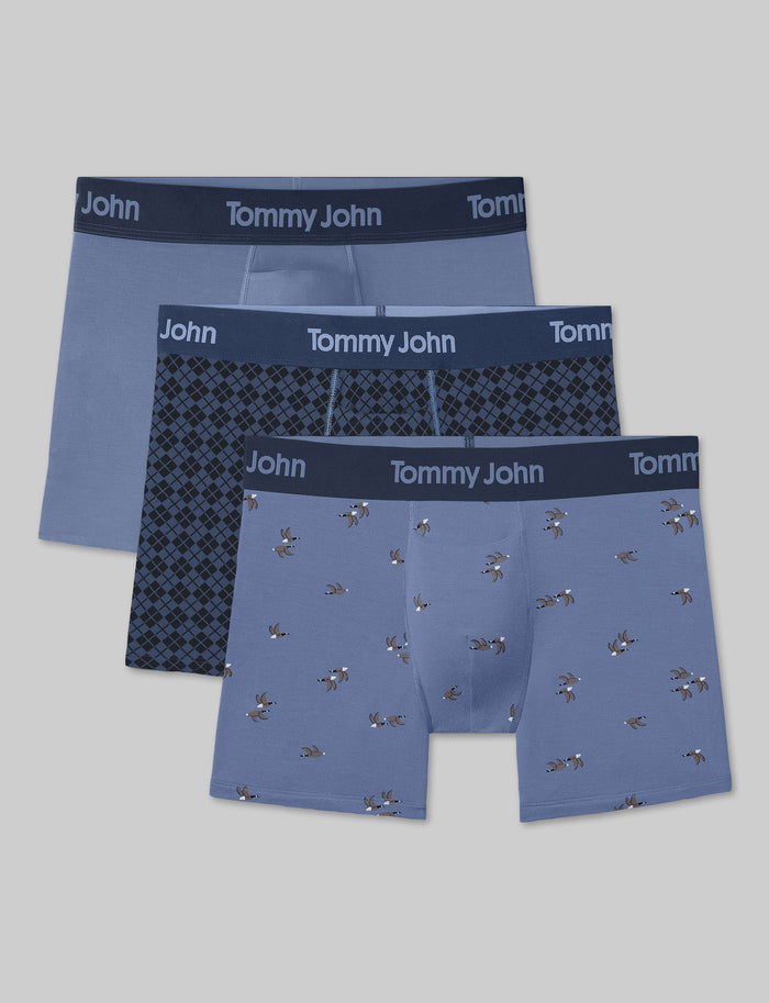 Second Skin Trunk 4" (3-Pack)::Colony Blue/Oceana Argyle Tile/Colony Blue Flying South