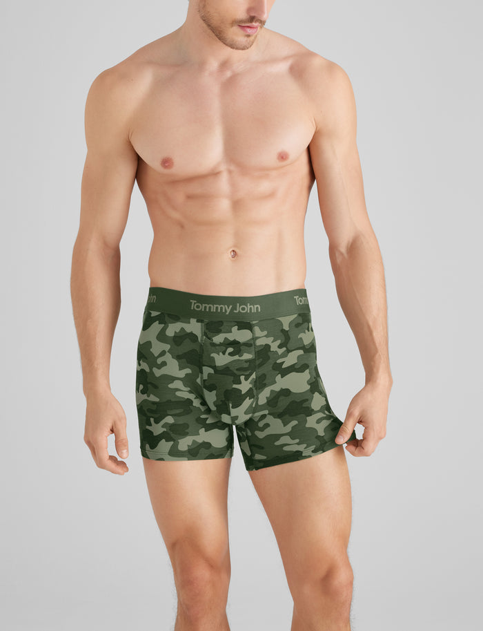 Second Skin Trunk 4"::Camo Bronze Green