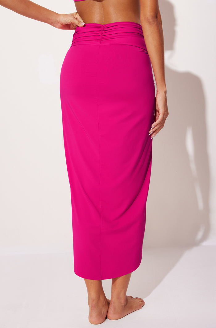 Women's Sexy Beach Cover Up Skirt Granita Pink
