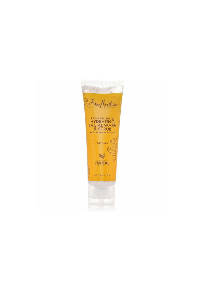 Shea Moisture Raw Shea Butter Hydrating Facial Wash & Scrub 113 g – Reiniging en Scrub voor het Gezicht