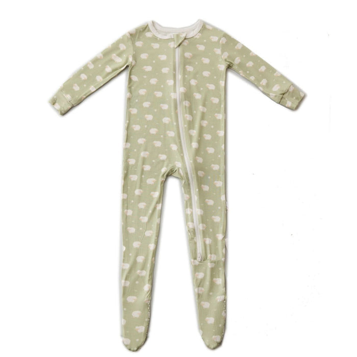 Sheep Zippered Footie