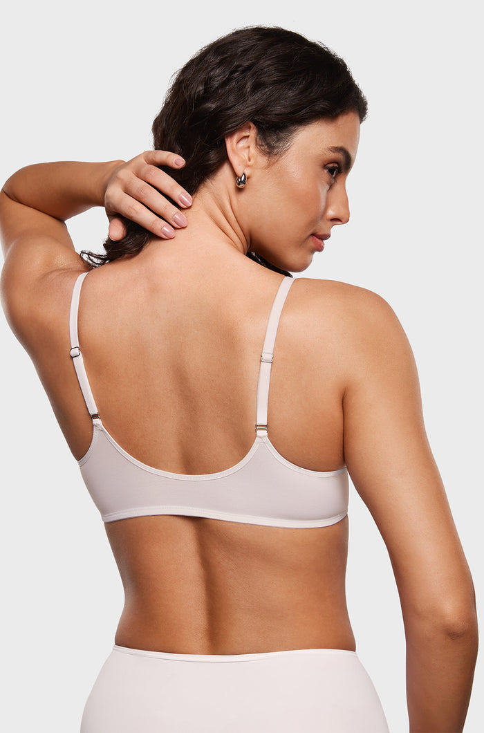 Sheer Front Closure Bra