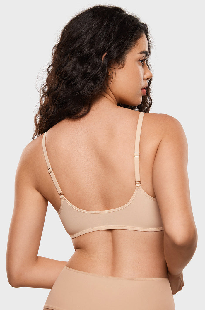 Sheer Front Closure Bra