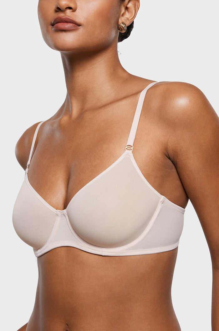 Sheer Mesh Demi Bra
