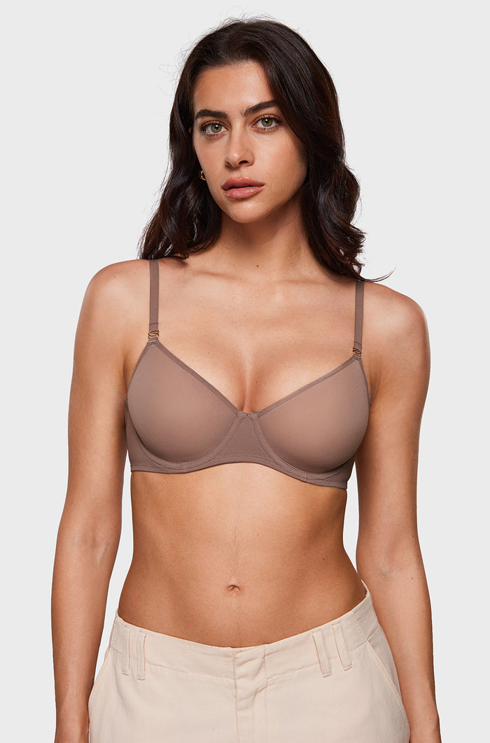 Sheer Mesh Demi Bra