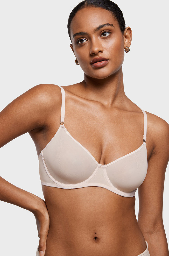 Sheer Mesh Demi Bra