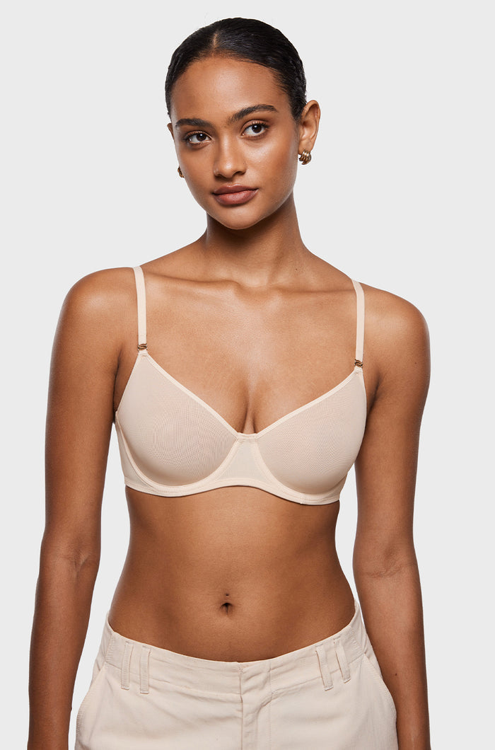 Sheer Mesh Demi Bra