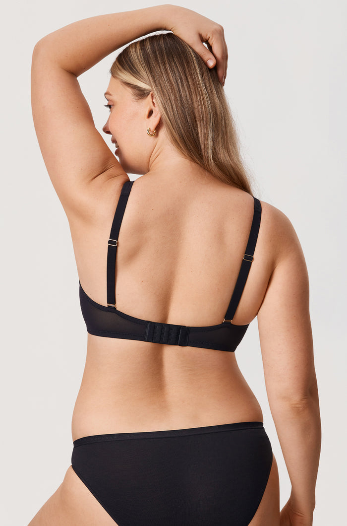 Sheer Mesh Wireless Bra