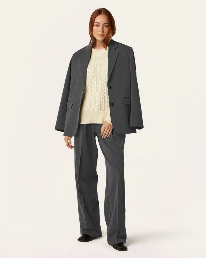 Signature Blazer - Dark Grey